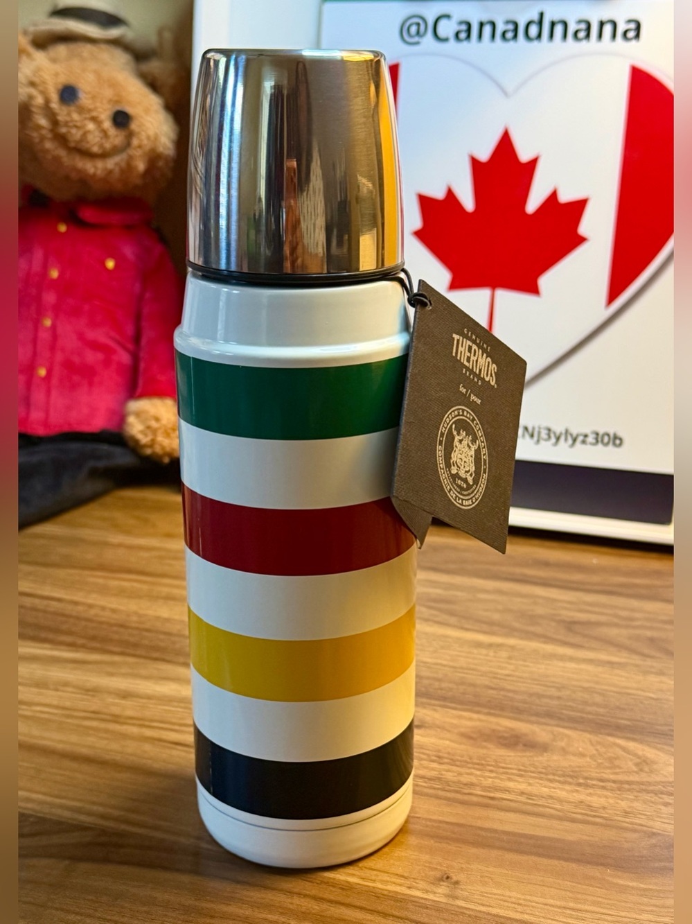Authentic Brand New Thermos for Hudson's Bay Company 16 oz Hot/Cold Travel Flask